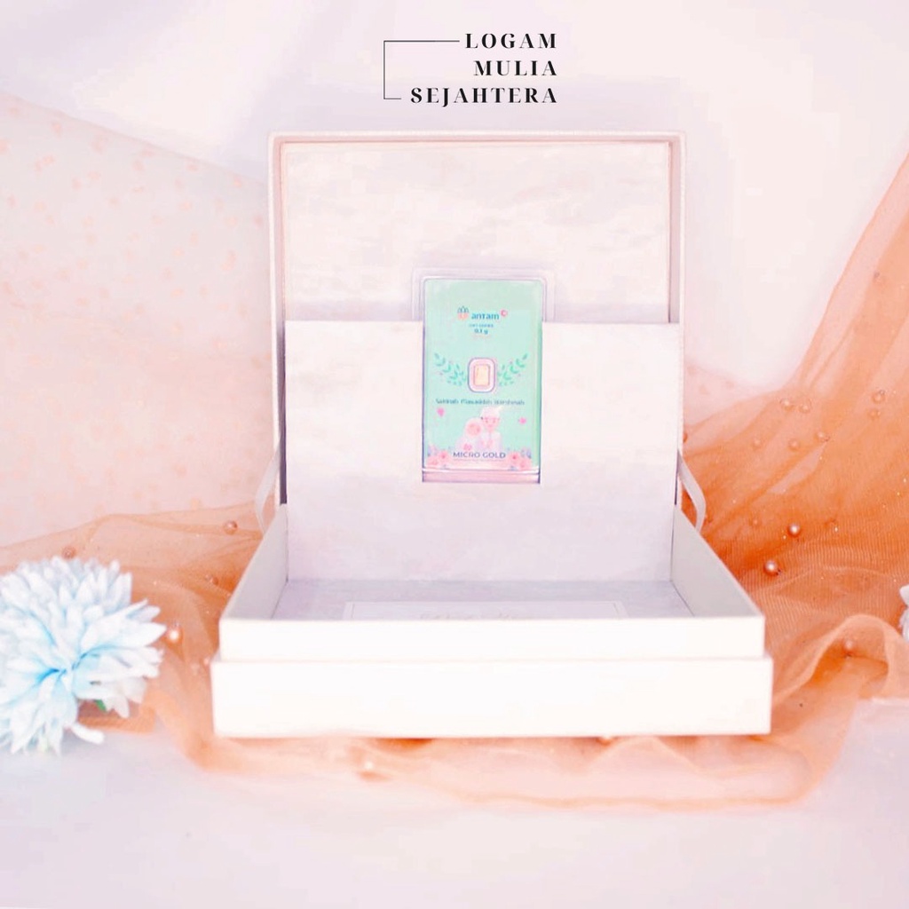 

POP UP GIFT/HADIAH LOGAM MULIA WEDDING SAMAWA HIJAU 0,1 GRAM ANTAM