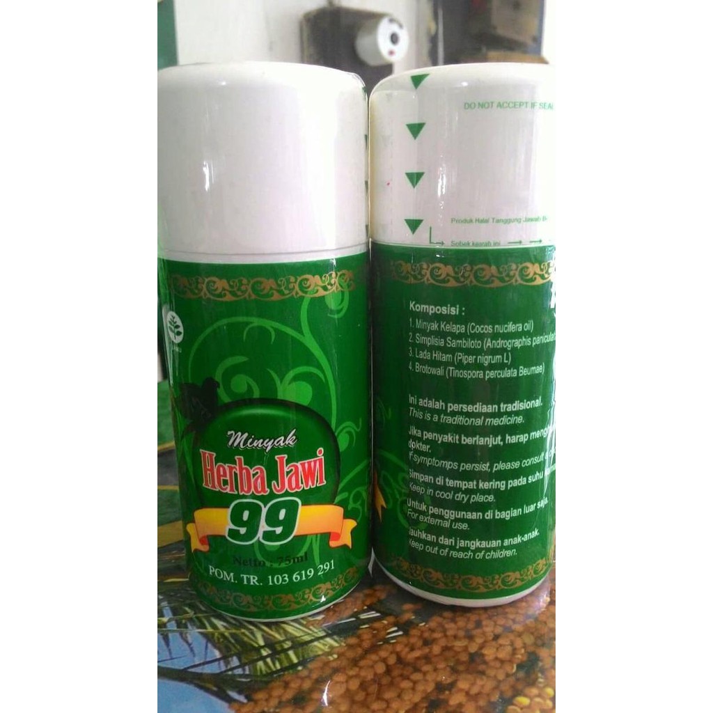 Jual Produk Terlaris Minyak Herbal Jawi 99 / Bukan Miyak But But ...