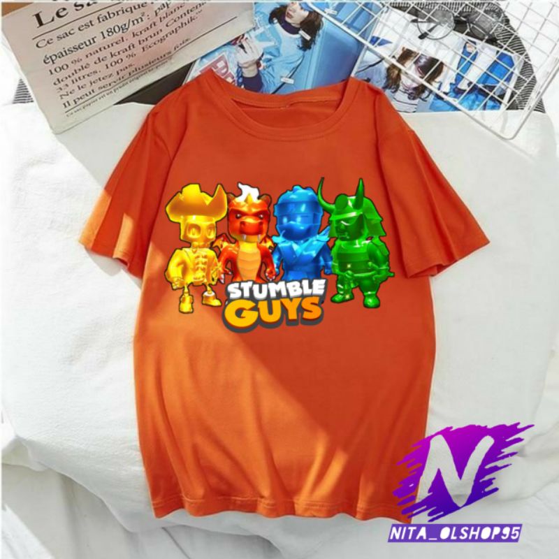 baju stumble guys kaos anak stumble guys skin spesial