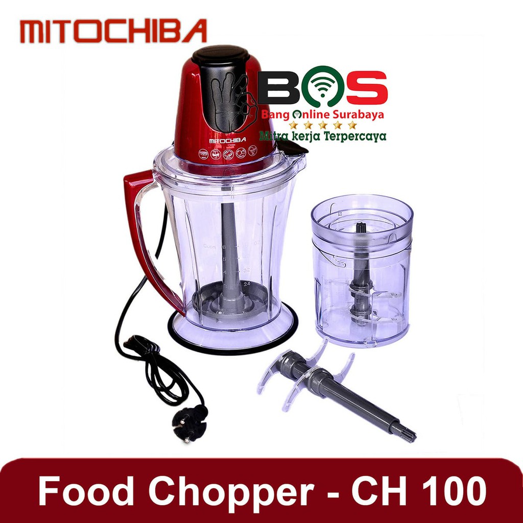 Mitochiba Food Chopper CH 100 Penghalus Daging Bumbu Blender CH-100