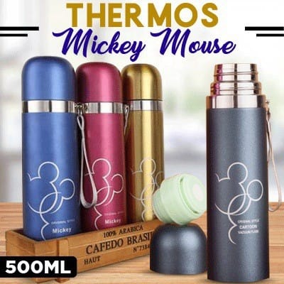 Termos MICKEY MOUSE Stainless 500Ml Panas / Dingin