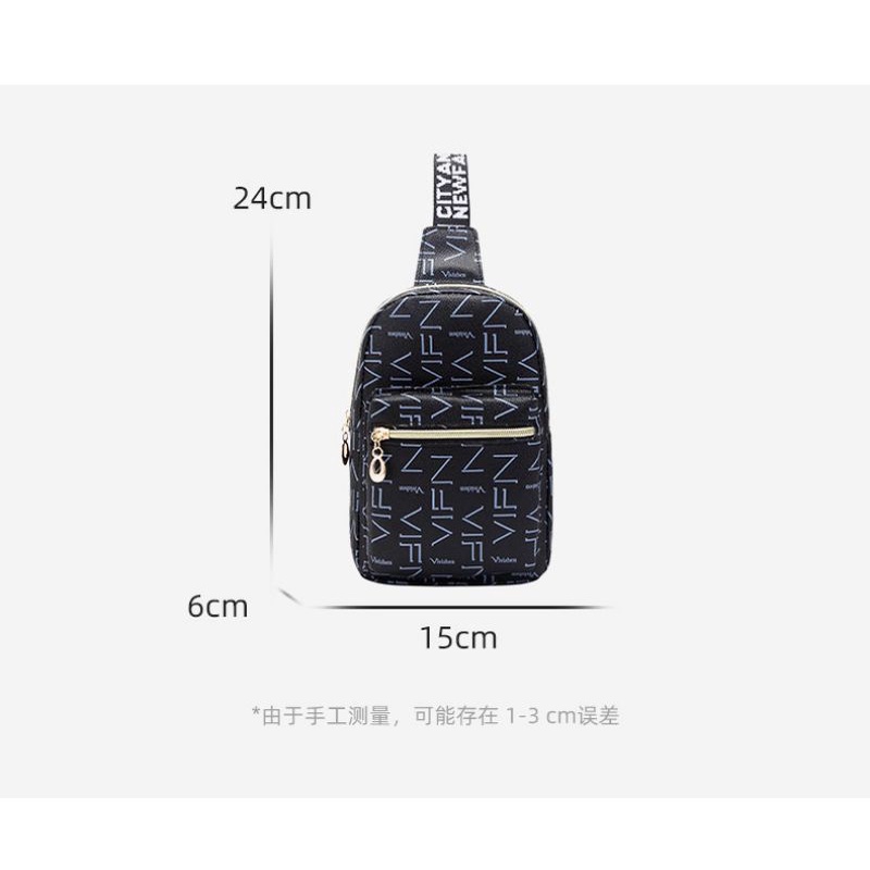 GrosirMart Tas Wanita Terbaru Motif Resleting Tas Pinggang Girl Women Bag Cool New A57