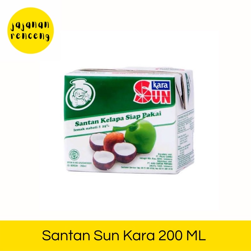 

Santan Sun Kara 200 ML