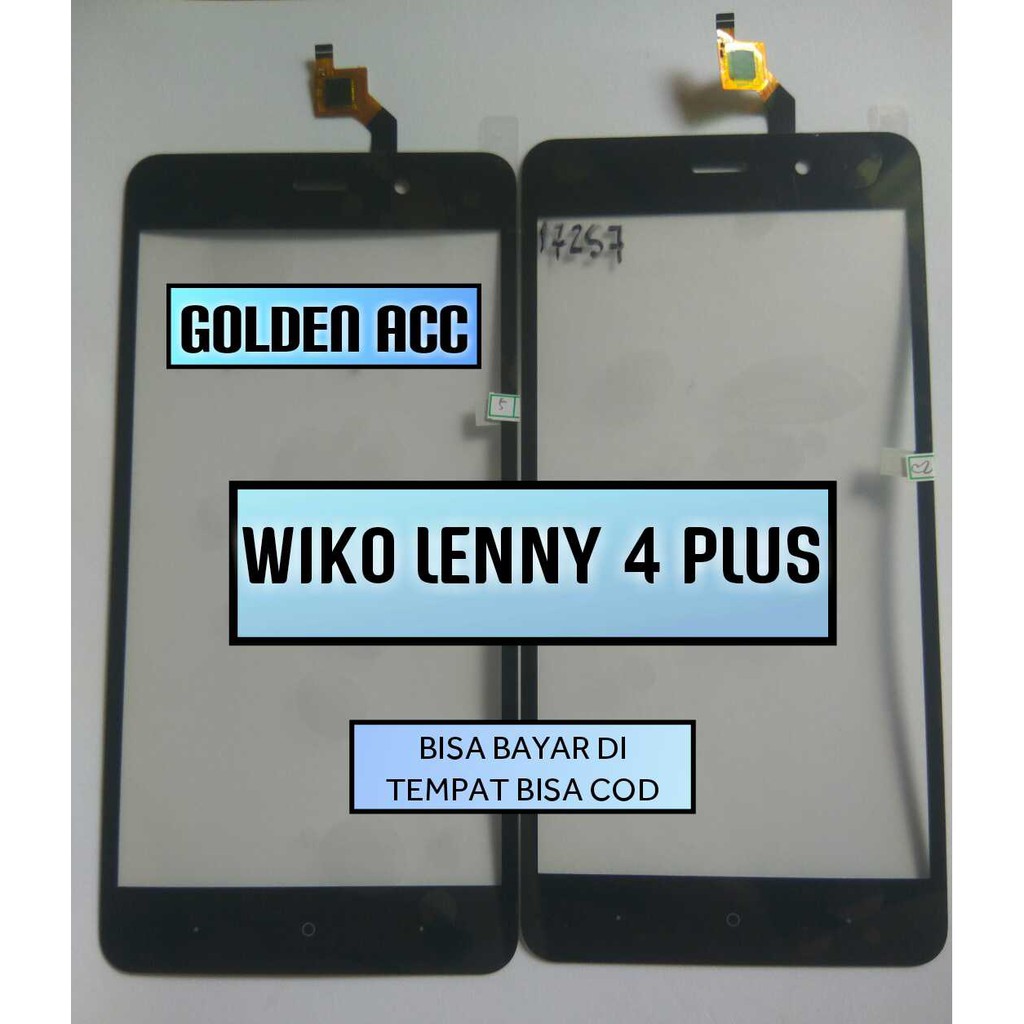 Touchscreen Wiko Lenny 4 plus TS TC Layar sentuh  KUALITAS ORG - REALPIC - BISA BAYAR DITEMPAT COD