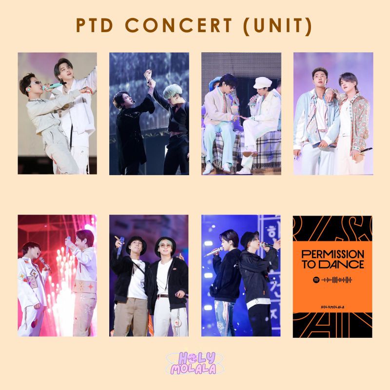 Premium Unofficial Photocard BTS PTD on Stage Online Concert Unit (Pre-order)