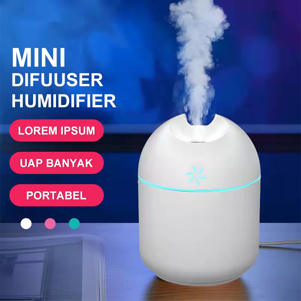 Mini Diffuser Humidifier Air Purifier Aromatherapy Essential Oil Difuser