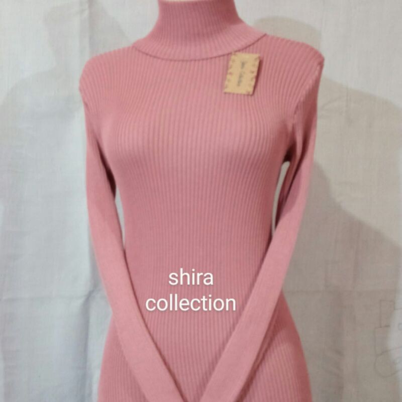 ATASAN WANITA KERAH TINGGI XL/SWEATER RAJUT WANITA XL/SWEATER KERAH TINGGI WANITA JOMBO