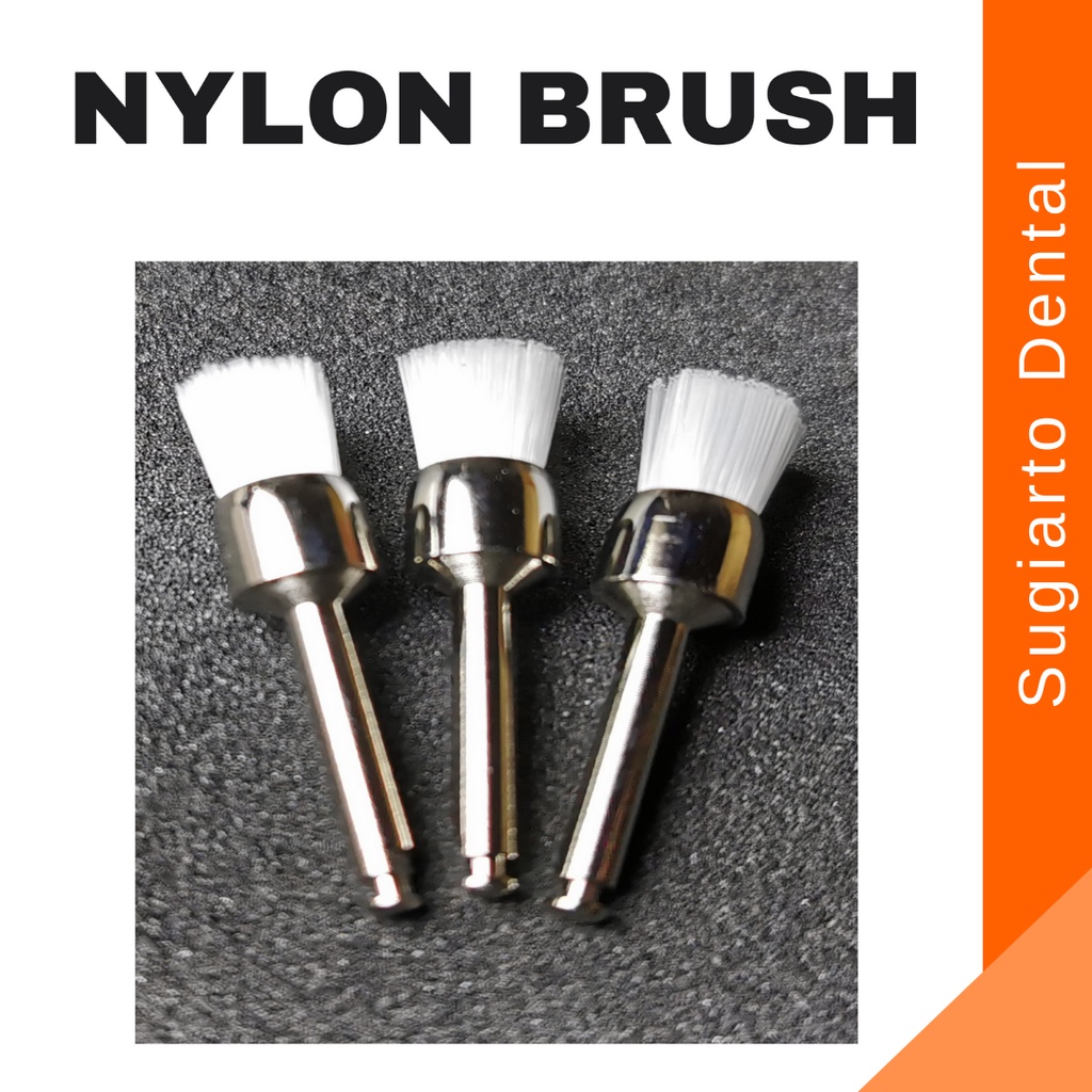 Sugiarto Dental Dental Prophy Brush Polishing - Nylon Brush SDS