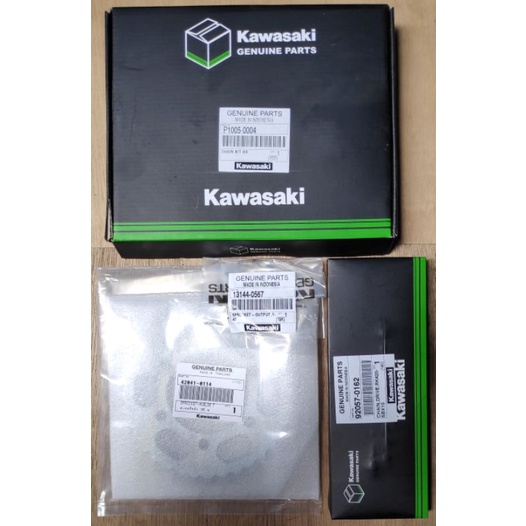 Chain kit atau gear set Athlete gear depan 420-14T gear belakang 420-36T n rantai roda 420-110