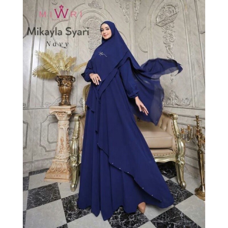 baju couple / Mikayla Syari Couple Mom & Kids by Miwri
