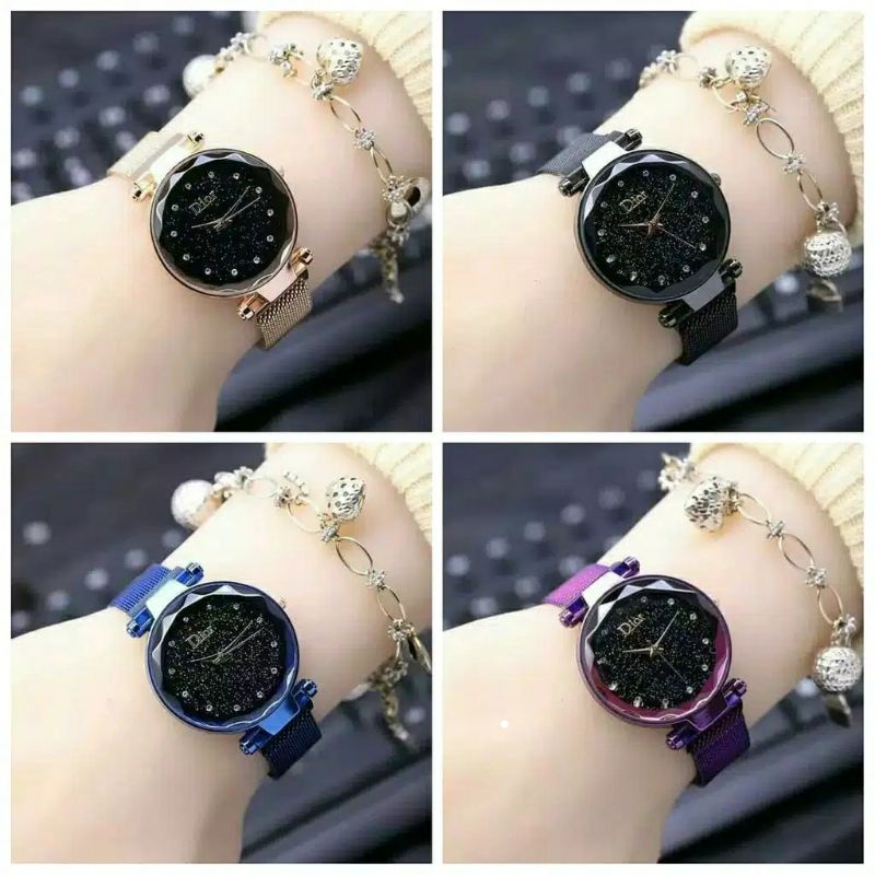 Jam Tangan Magnet Wanita / Jam Tangan Wanita Magnet / Jam Tangan Rantai Magnet