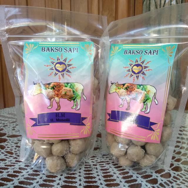

Bakso sapi homemade tanpa pengawet