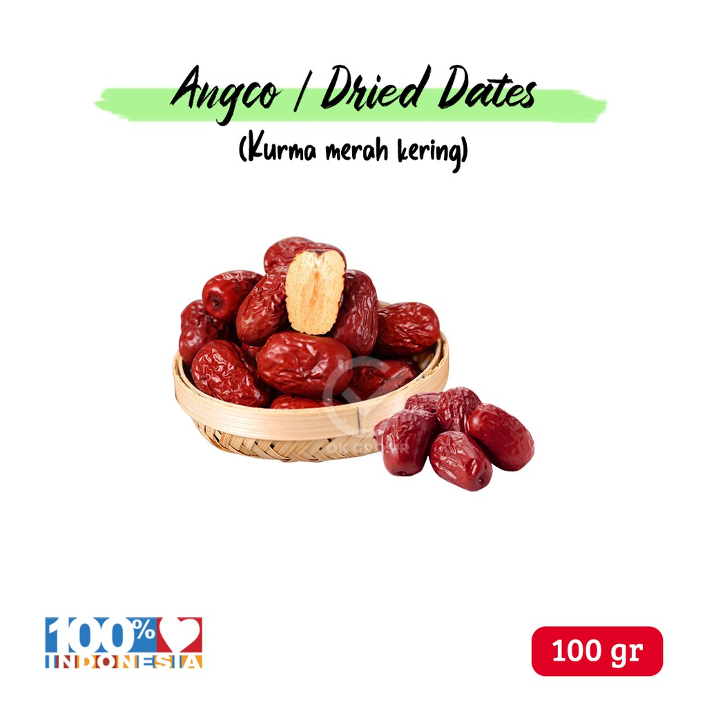 

SU Brand Dried Dates / Angco / Kurma Merah China (100 gr)