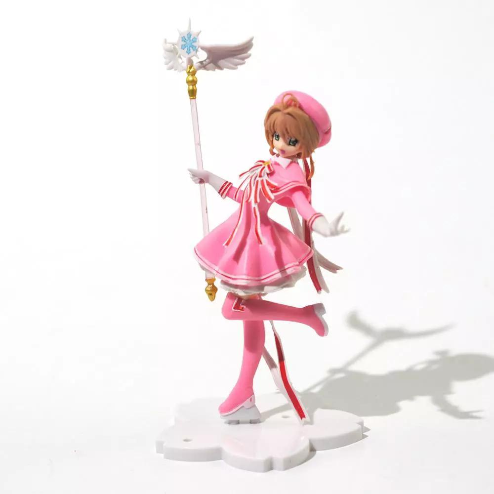 Agustina Captor Sakura Dekorasi Kue Model Figure Anime Lovely Tongkat Sihir Gadis