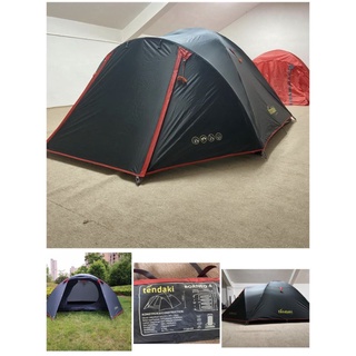 Tenda camping  kapasitas 4 orang tendaki borneo 4 x java 4 pro mountain inn sports great outdoor limited edition NSM 4