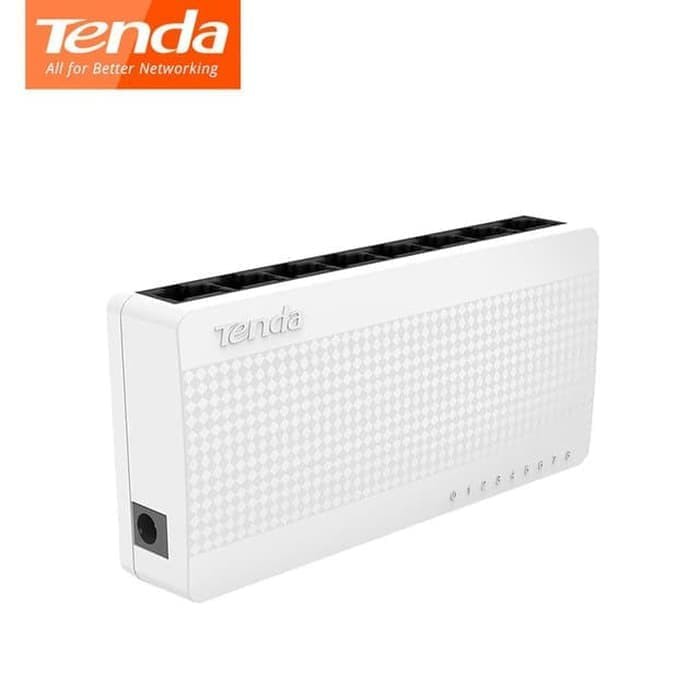 TENDA S108 : 8 PORT 10/100 FAST ETHERNET RJ45 LAN SWITCH HUB