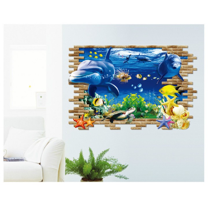 3D Wallpaper Sticker Dinding 90 x 60cm - WPP002 - Lumba Lumba