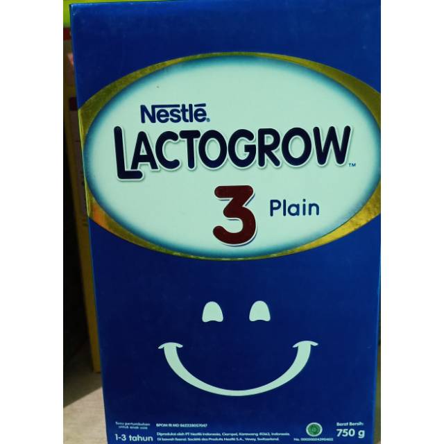 Lactogrow 3 plain 750 g bulan oktober 2021 Shopee Indonesia