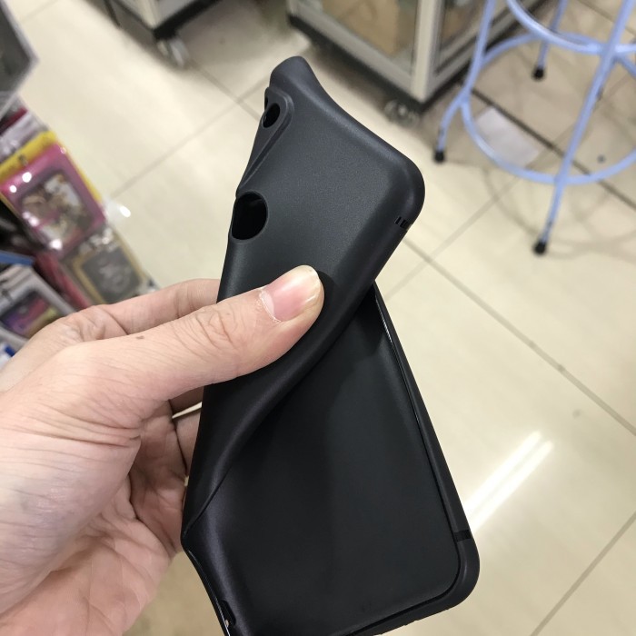 PREMIUM TPU CASE MATTE BLACK LENS CAMERA PROTECTOR FOR REALME 7i/C17