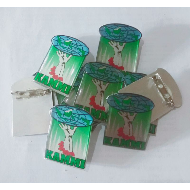 Pin Lencana KAMMI (1 Lusin).  *Bonus Stiker KAMMI