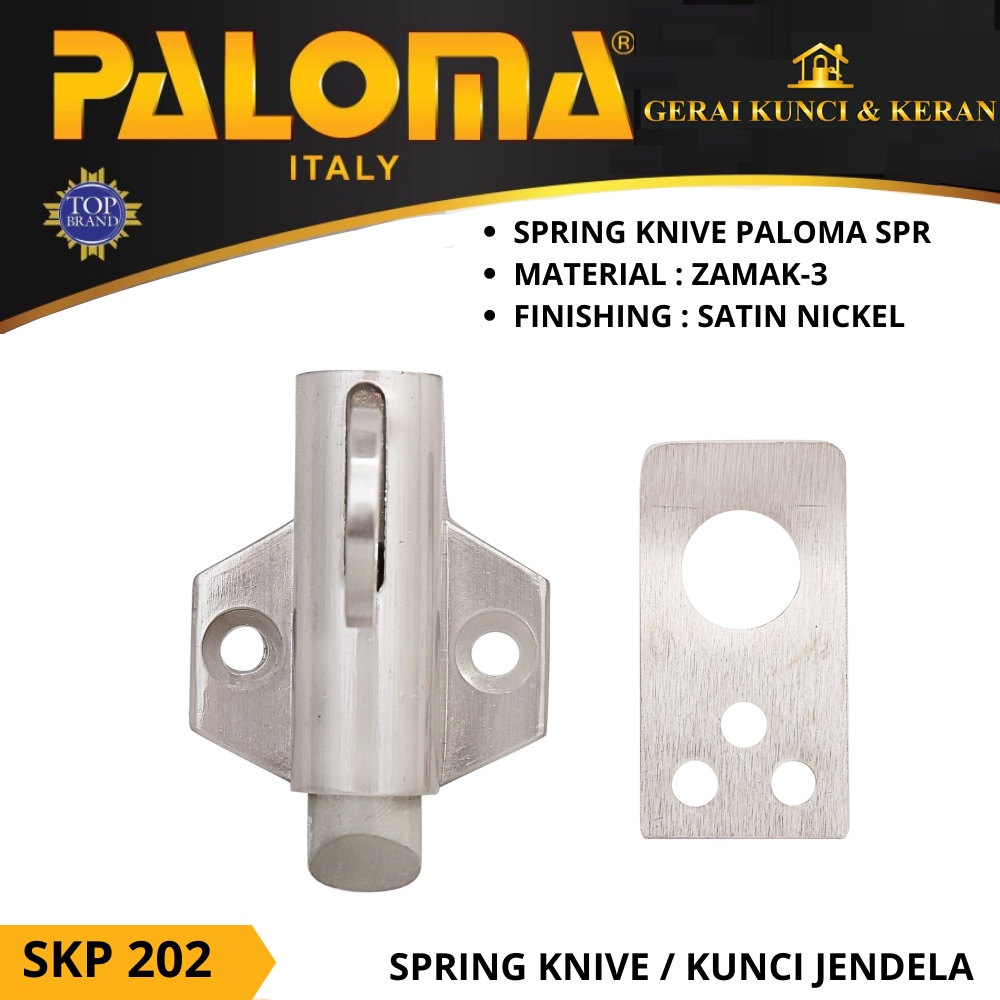 Spring Knive PALOMA SKP 202 SUPERIOR Kunci Jendela |Knip