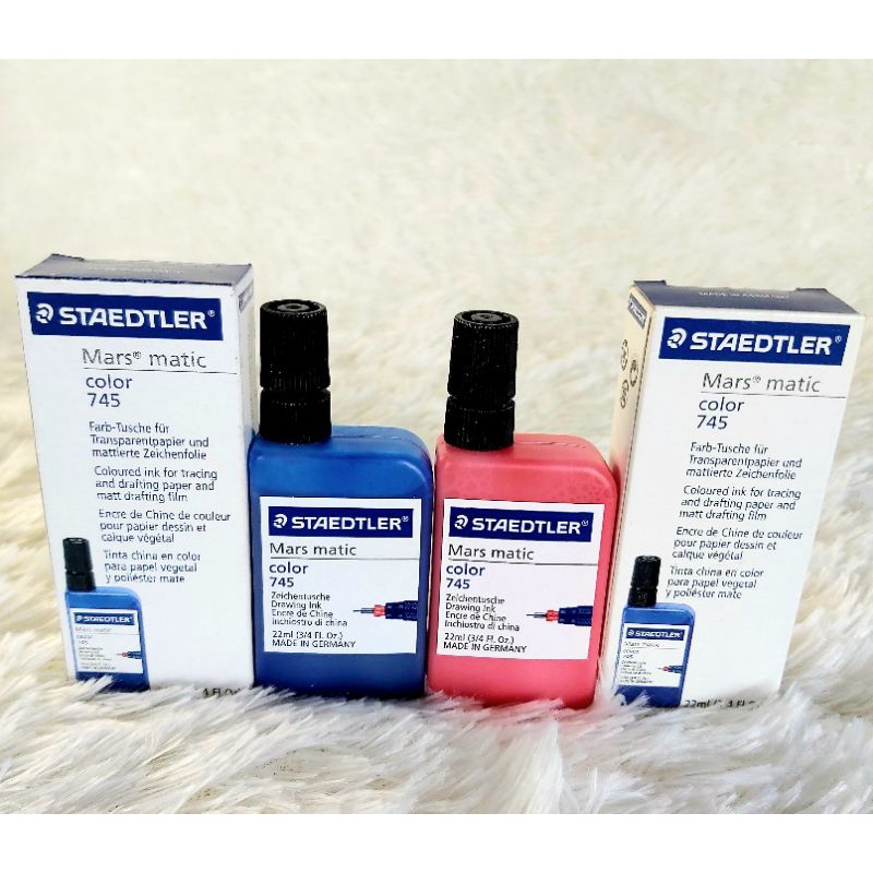 Tinta Staedtler/Tinta Rafido Staedtler Mars Matic Biru/Merah