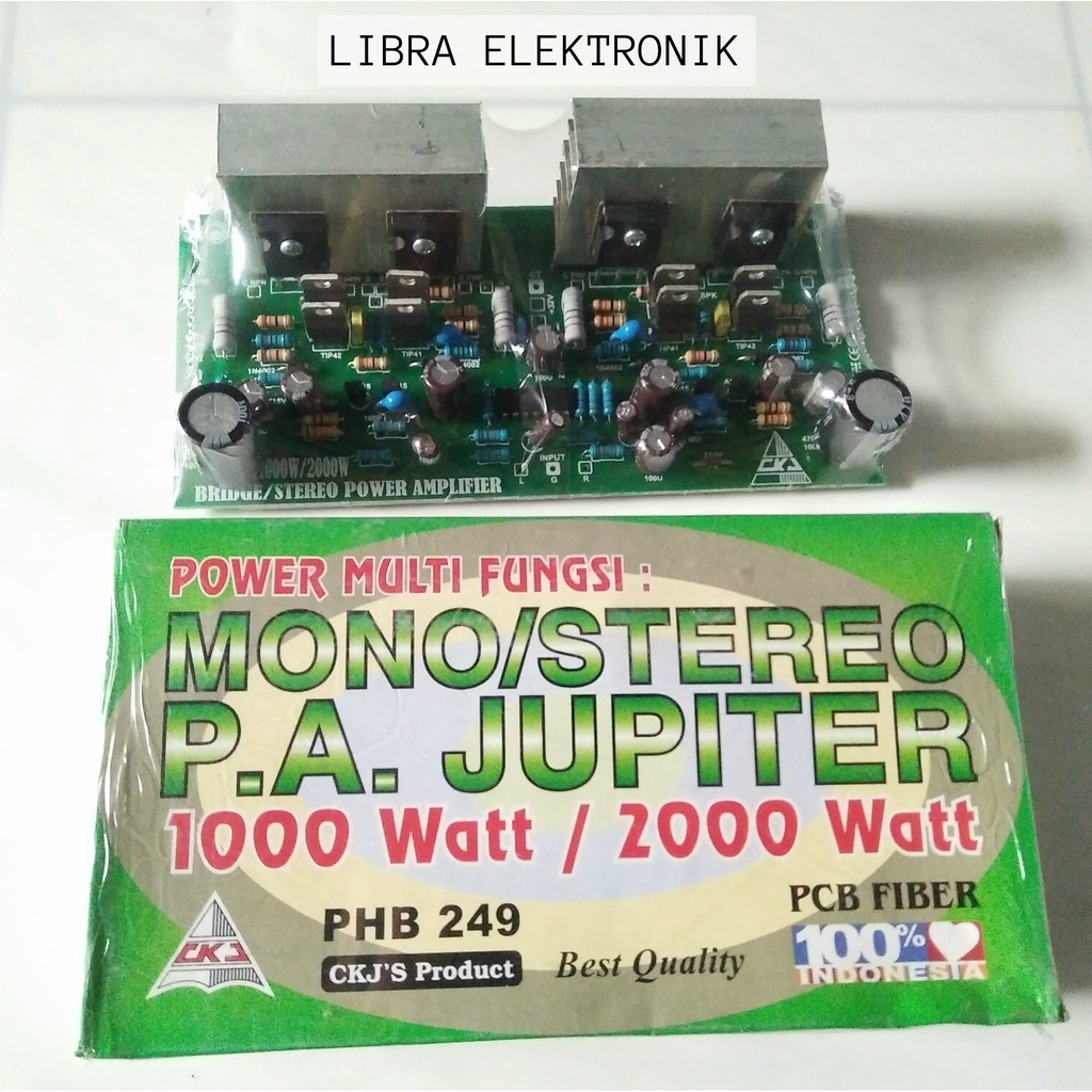 Kit Power Mono Stereo Jupiter 1000 Watt 2000 Watt