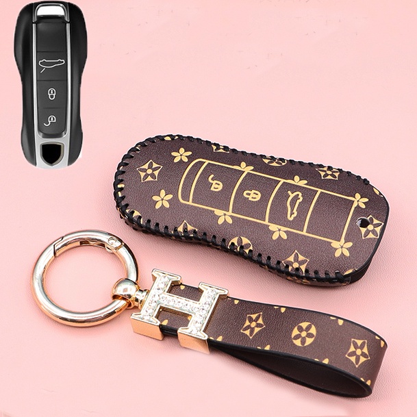Casing Kunci Mobil Untuk Porsche New Tiger Cayenne Palamera 911 718