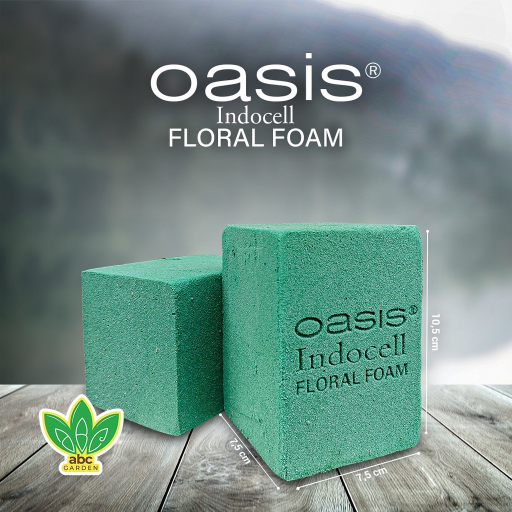 [Kecil] Floral Foam Basah untuk Media Tanam Perbanyakan Stek Batang