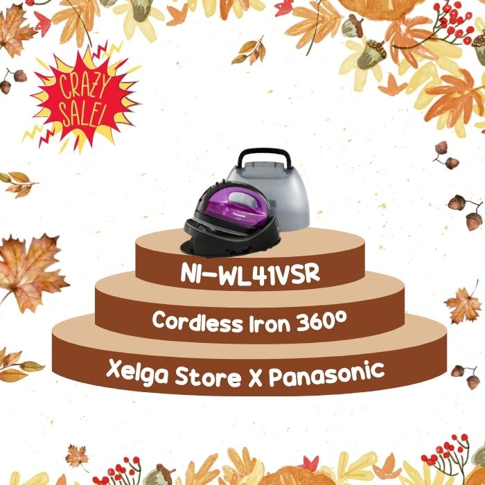Panasonic Cordless Iron, Setrika Tanpa Kabel, sterika Uap, Setrika Kering, Setrika Milenial, Seterik