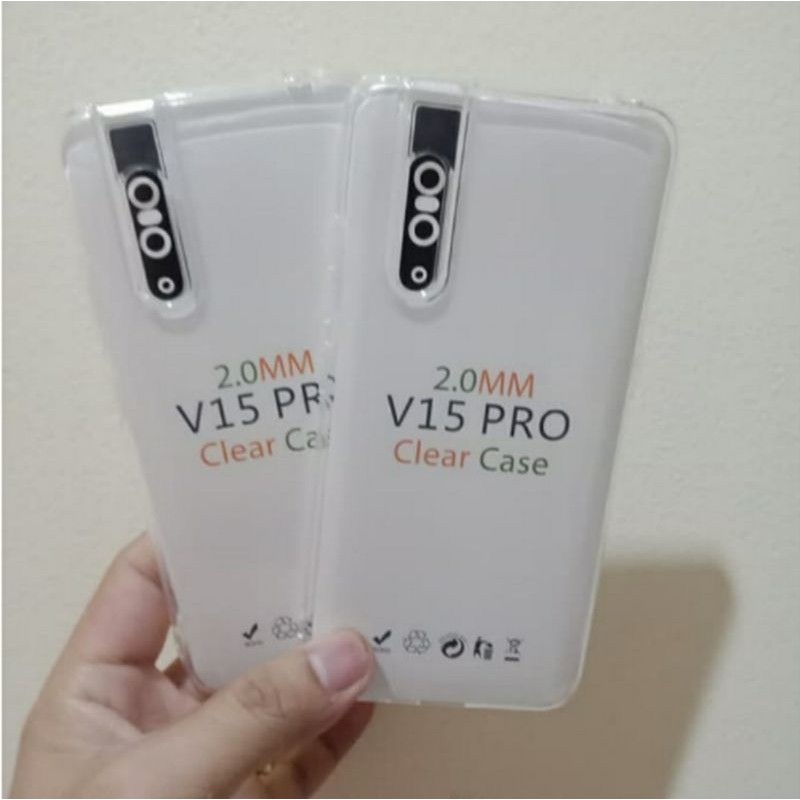 Softcase Case Bening Clear Case Sillikon Kondom Casing Transparan Pelindung HP Vivo V15 Pro