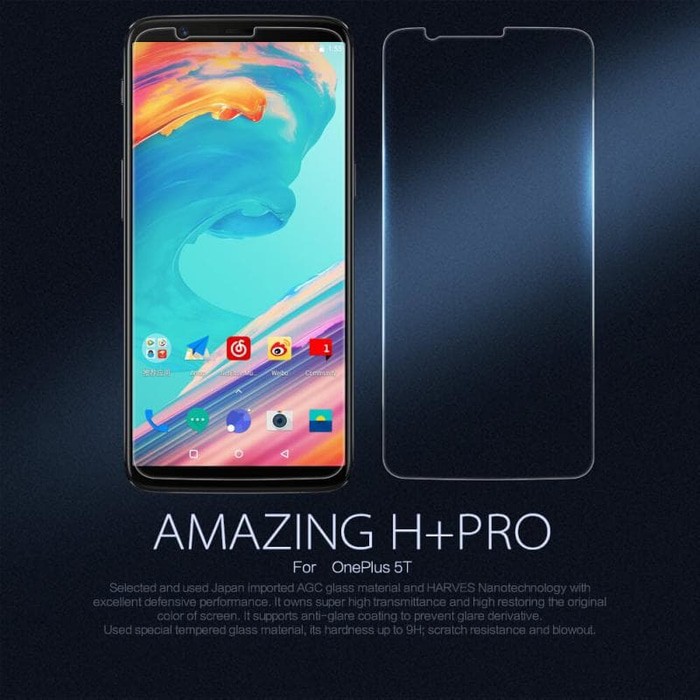 ONEPLUS 5T Tempered Glass NILLKIN AMAZING H+ Pro