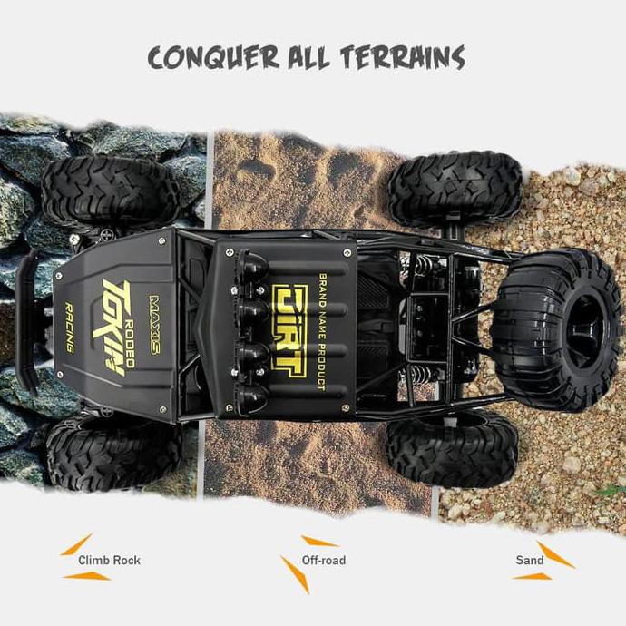 Mainan Mobil Remot Rc Car Mobil Rock Crawler 1 12 Off Road Black Limited Edition Shopee Indonesia