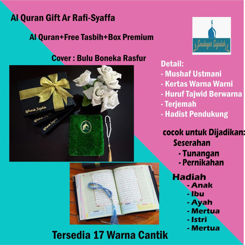 Alquran Terjemahan Bahasa Indonesia Mahar Nikah Souvenir Pernikahan Al Quran Seserahan Hampers Nikah