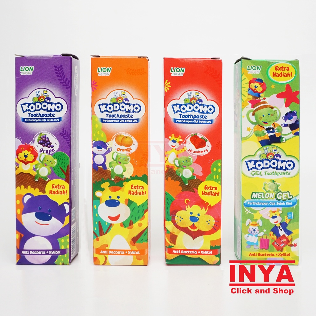 KODOMO TOOTHPASTE ORANGE 45gr - Pasta Gigi Anak - Odol