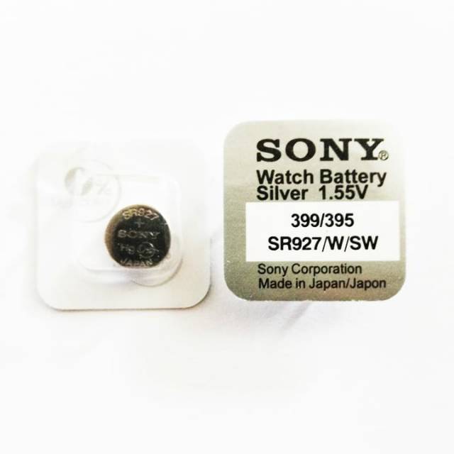 Baterai Sony 399 395 SR927SW Sony 927 Original Baterai Jam Tangan Singel Pack