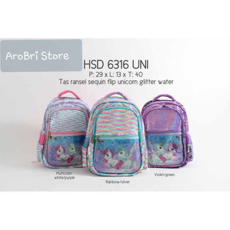 Tas Ransel anak sequin HSD 6316