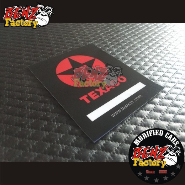 STICKER BEST ON TEXACO BLACK