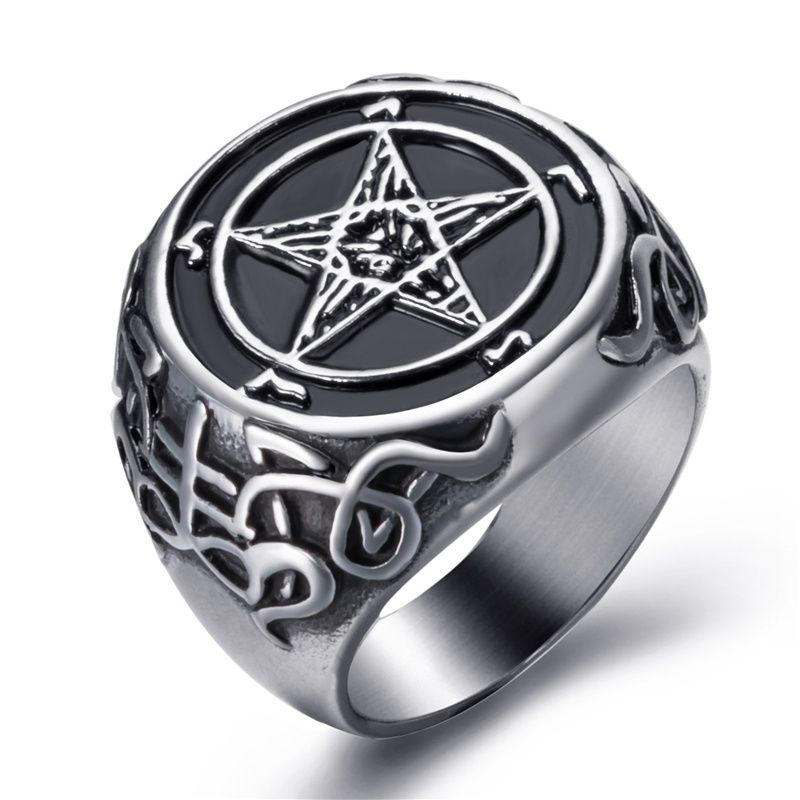 Cincin pria Pentagram