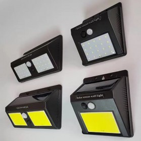 Lampu Solar Sensor Gerak Outdoor Weatherproof 96 LED COB - L96 - Black