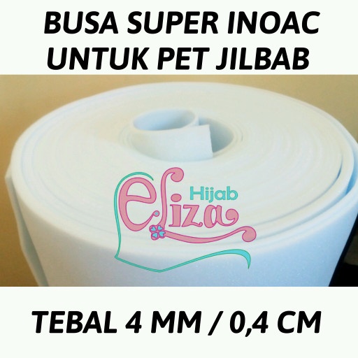 JM Busa Angin Kualitas Super (untuk Pet Jilbab) - Busa 4 mm, Per 0.5 meter