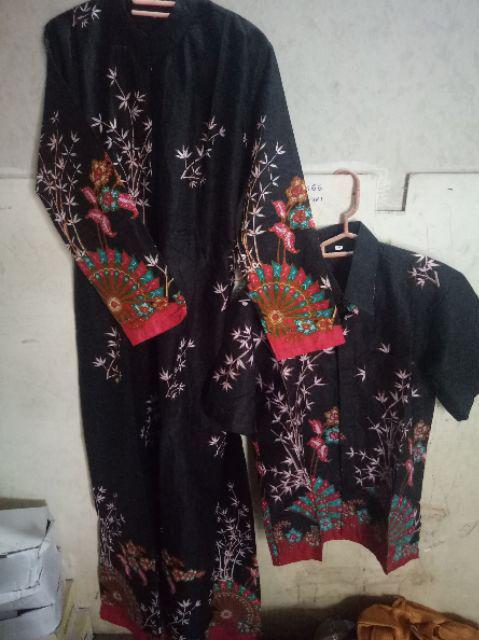 Baju Couple Batik Keluarga/setelan Batik Keluarga/batik Ayah Anak