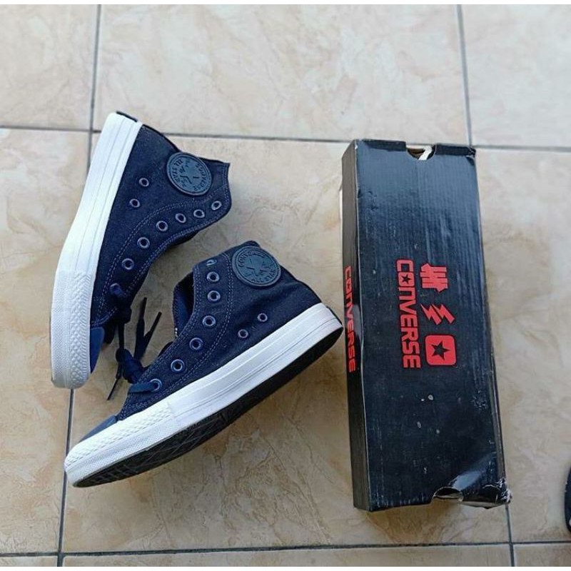 PROMO SEPATU UNDEFEATED HIGH IMPORT VIETNAM BNIB NAVY MARON GREY BLACK WHITE HITAM PUTIH PRIA WANITA