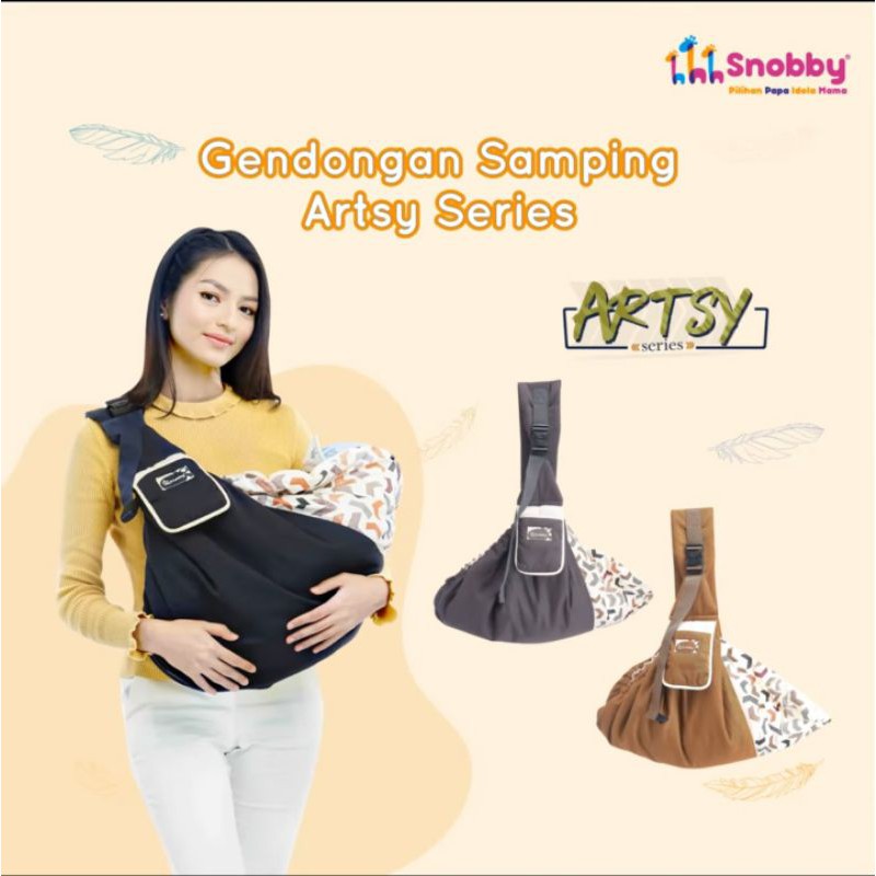 Snobby Gendongan Bayi Samping + Saku Print Artsy Series - TPG 5842