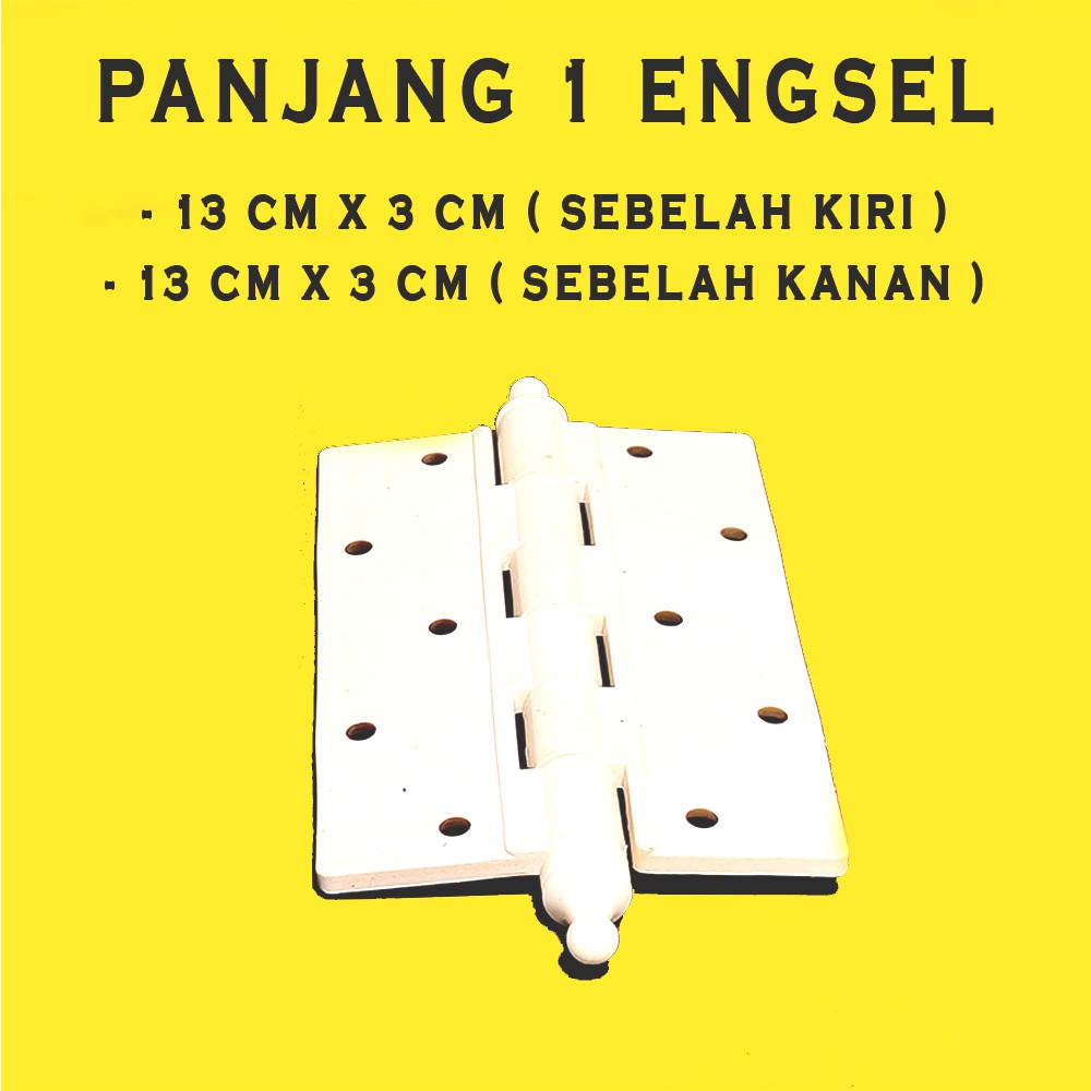 ENGSEL PLASTIK PVC PINTU KAMAR MANDI WC / TOILET TEBAL &amp; BAGUS