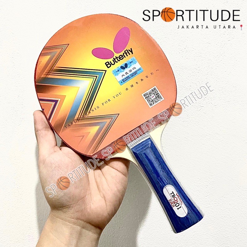 Bet Pingpong Bat Tenis Meja Bat Pingpong Butterfly TBC 201 Original