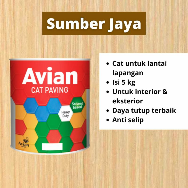 Cat Paving Cat Lapangan Avian 5 Kg