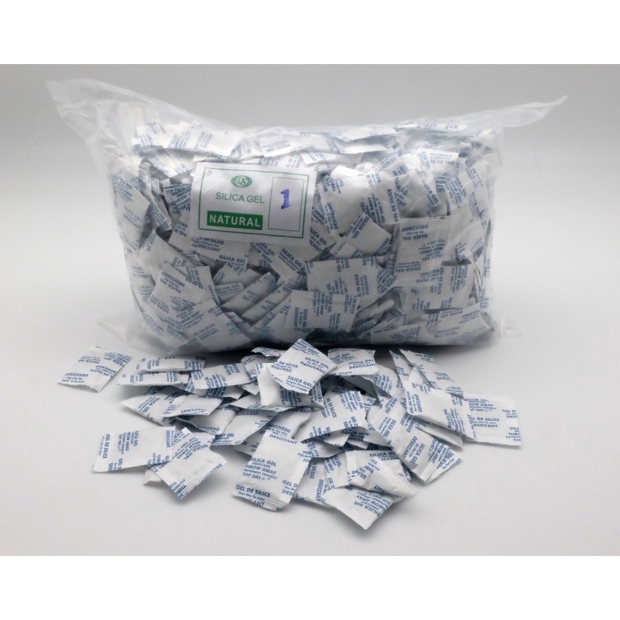 Jual Silica Gel Natural Penyerap Kelembapan 1kg 1000 pcs Shopee Indonesia