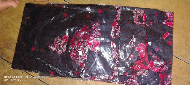 Maura Couple Sania Ruffle Batik Couple Keluarga Ori Ndoro Jowi Motif Sakura