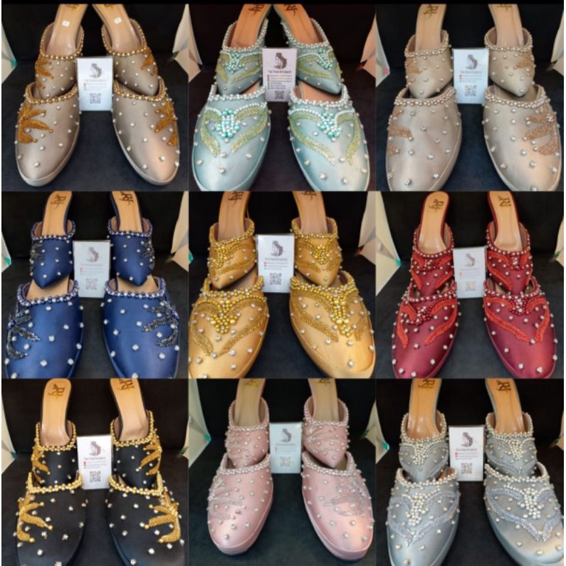 sandal selop pengantin bridal premium